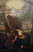 Domenico Tintoretto The Baptism of Christ oil painting reproduction